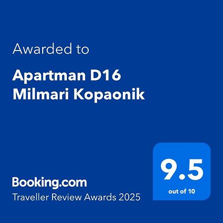 Apartman D16 Milmari Kopaonik Kültér fotó